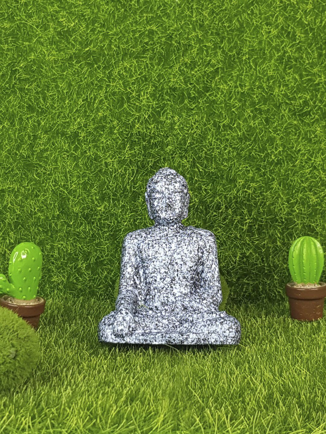 Wonderland Grey Buddha Miniature Garden Accessory Price in India