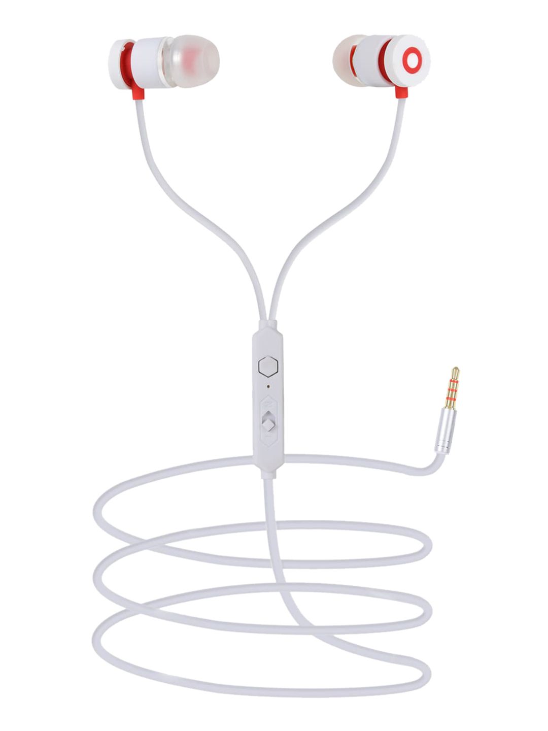 SWAGME White & Red Dual Toned Bassboss IE004 Earphones Price in India