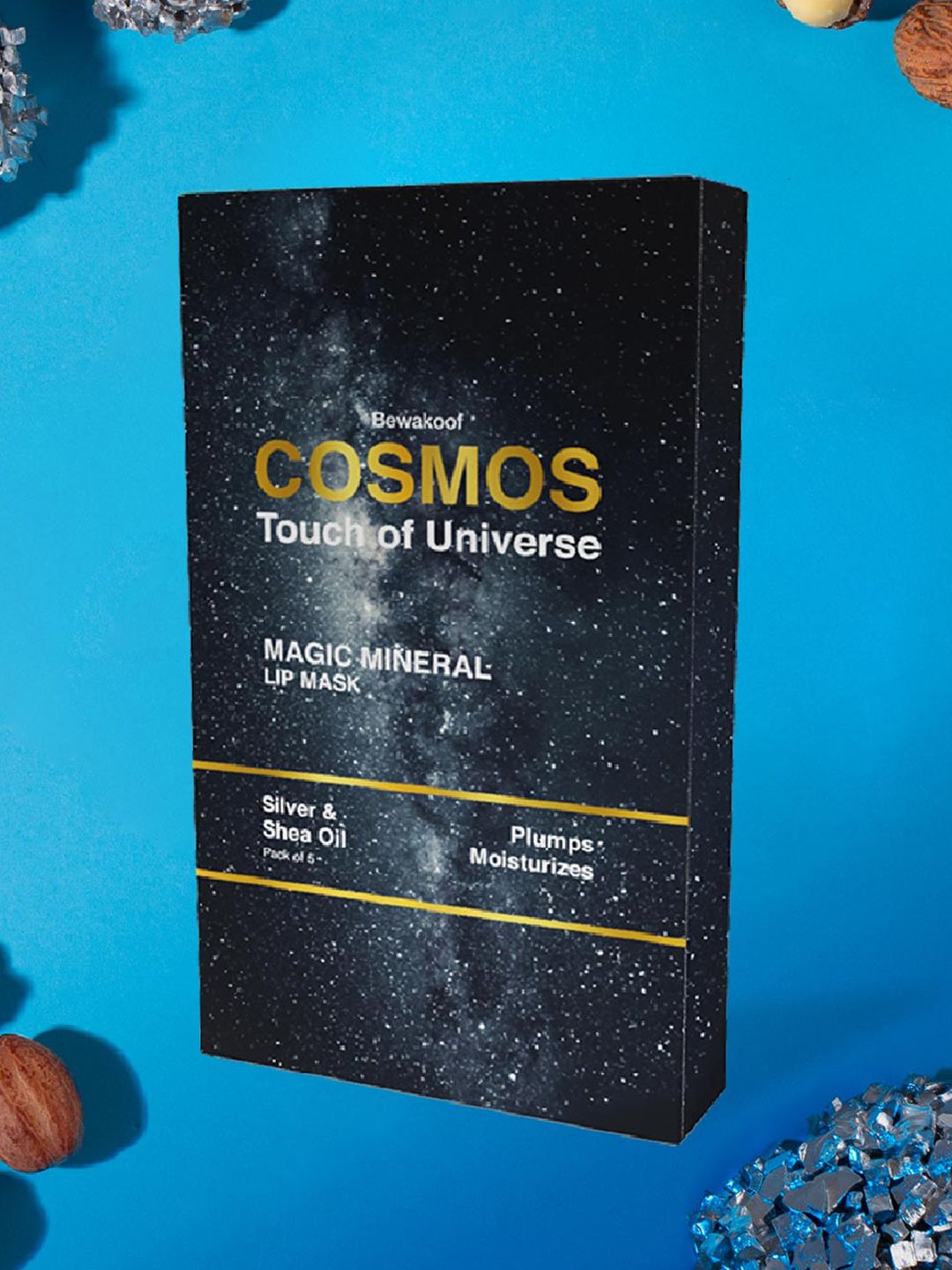 BEWAKOOF COSMOS Set of 5 Magic Mineral Lip Mask - Silver & Shea Oil Price in India