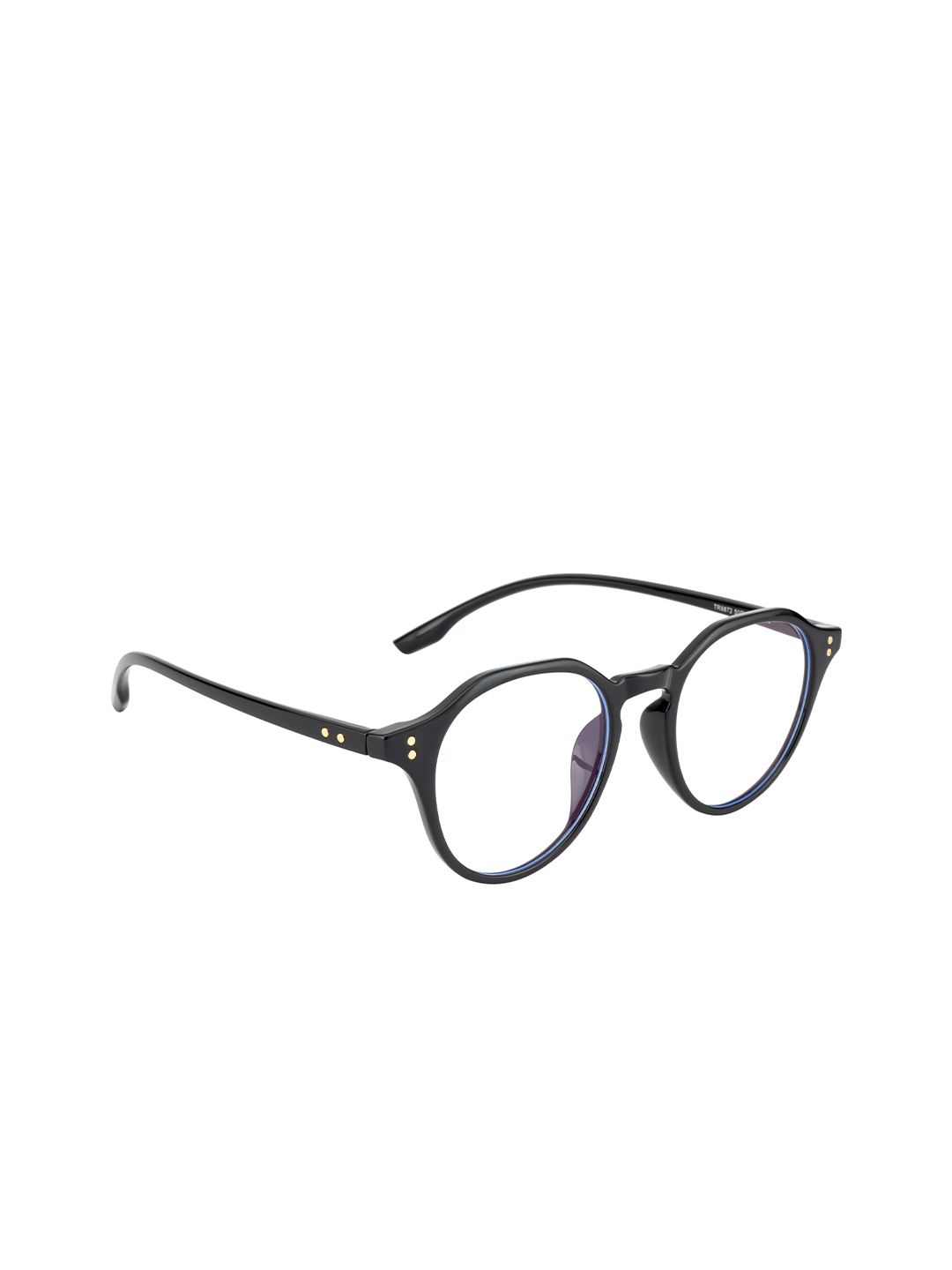 Ted Smith Unisex Black Full Rim Round Frames TSI8872_BLK Price in India