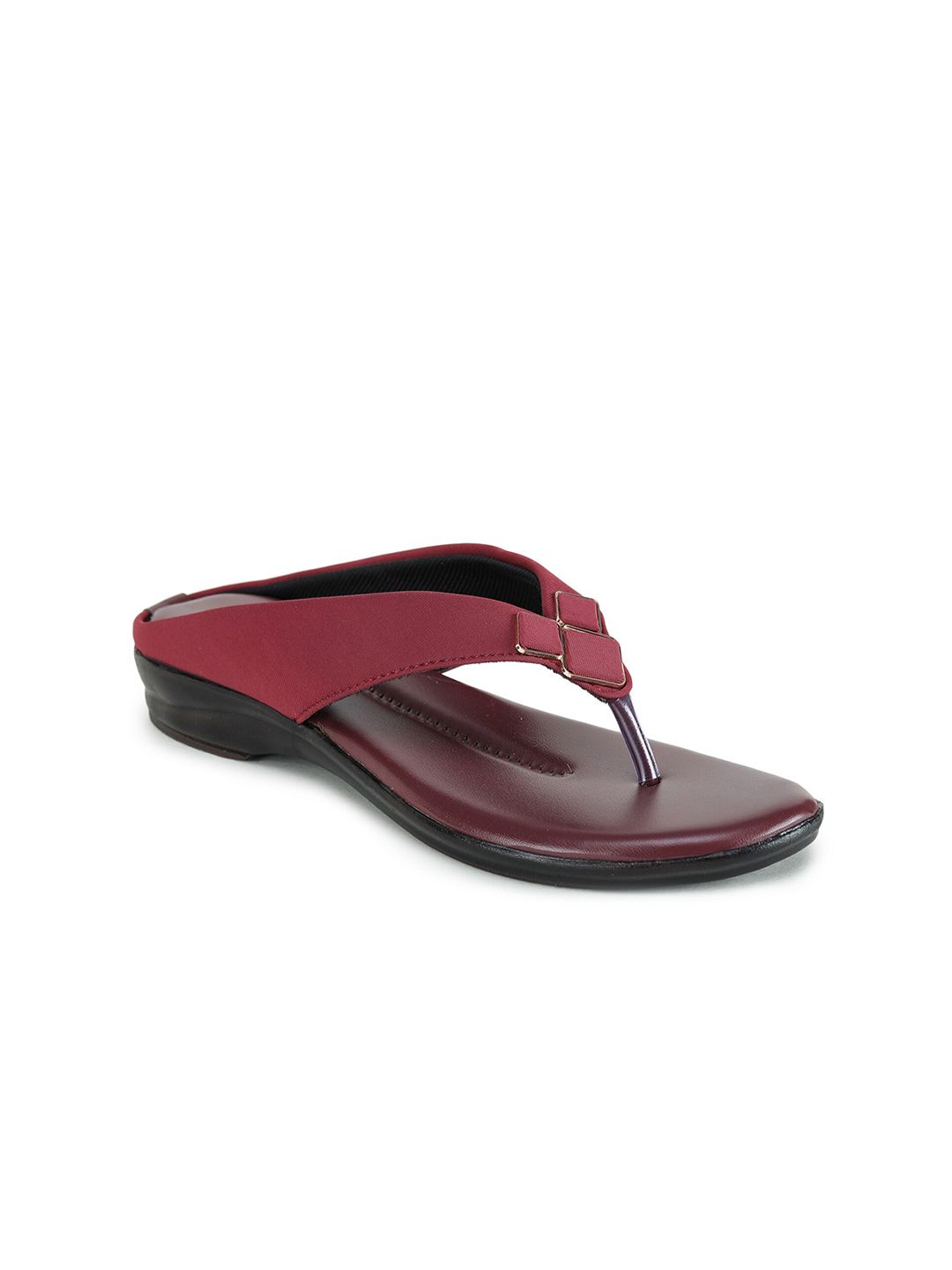 Walkfree Maroon Comfort Sandals