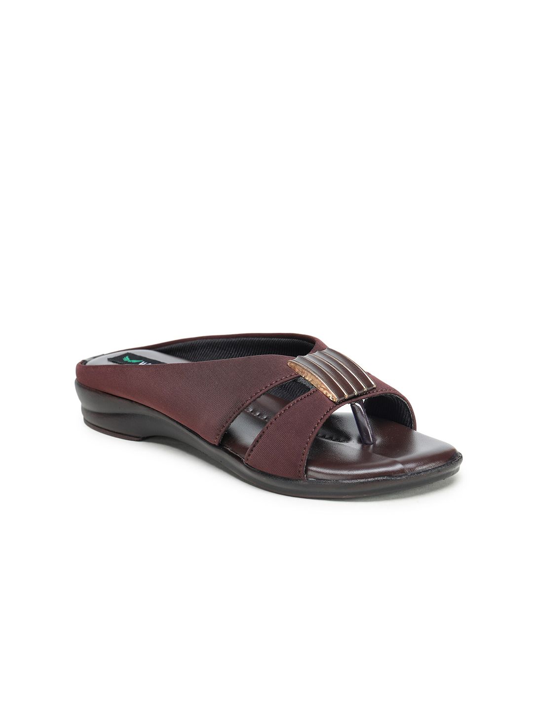 Walkfree Brown Comfort Sandals Price in India