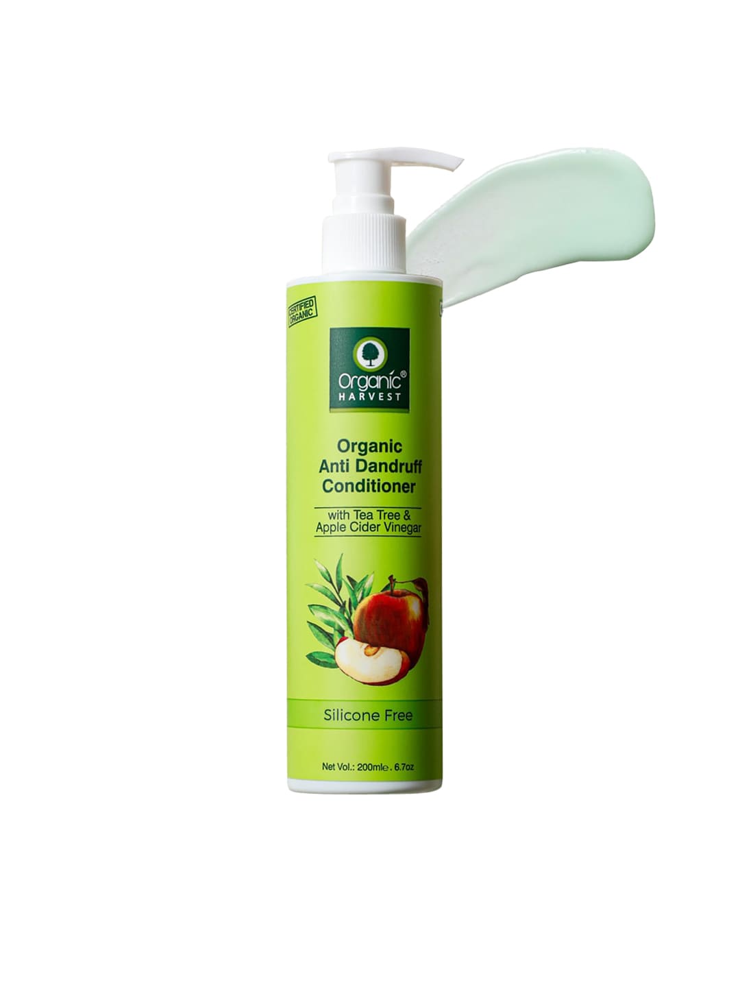 Organic Harvest Apple Cider Vinegar & Tea Tree Oil Anti Dandruff Conditioner - 200 ml Price in India