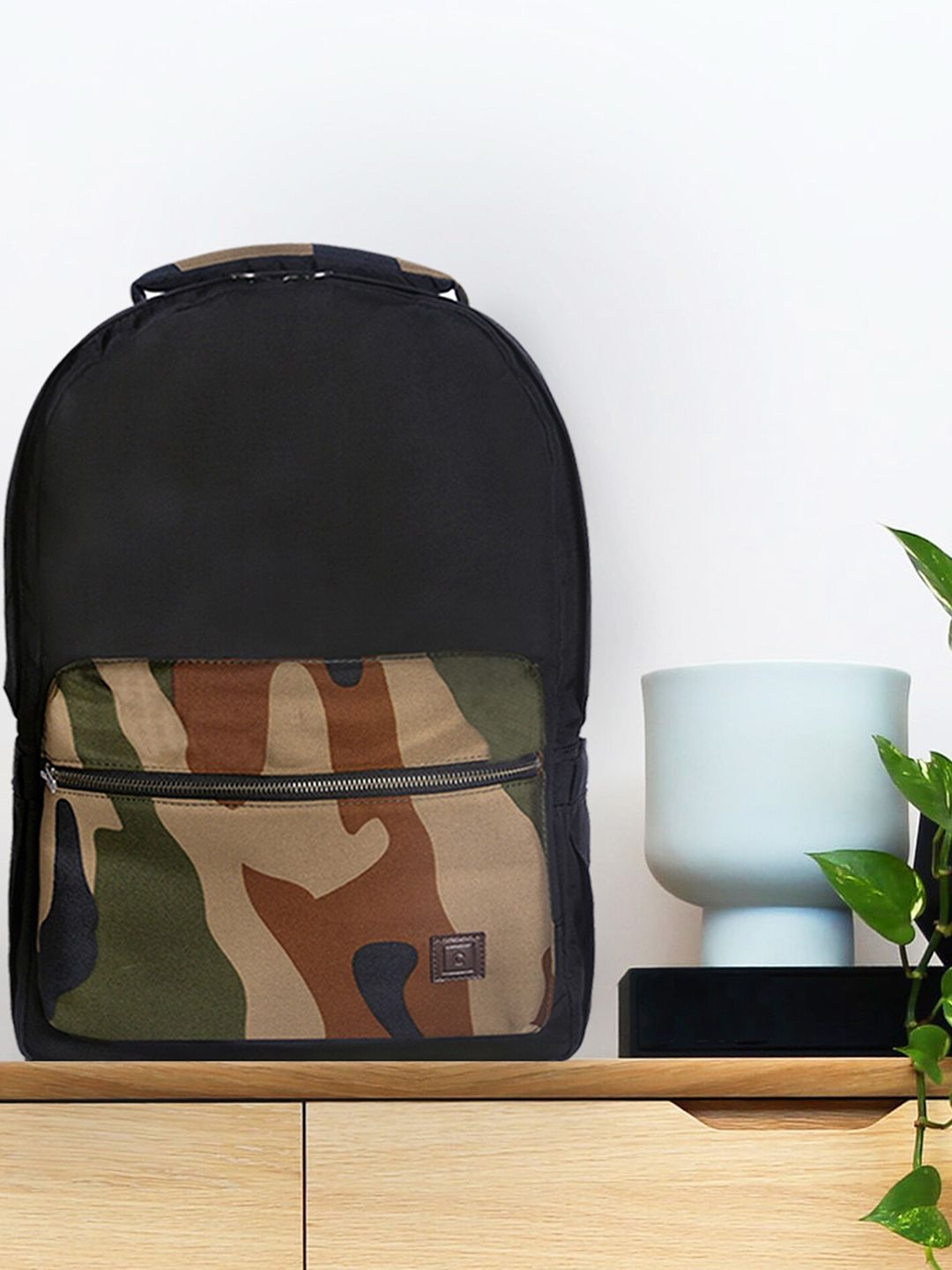 CARRIALL Unisex Black Camouflage Backpack Price in India