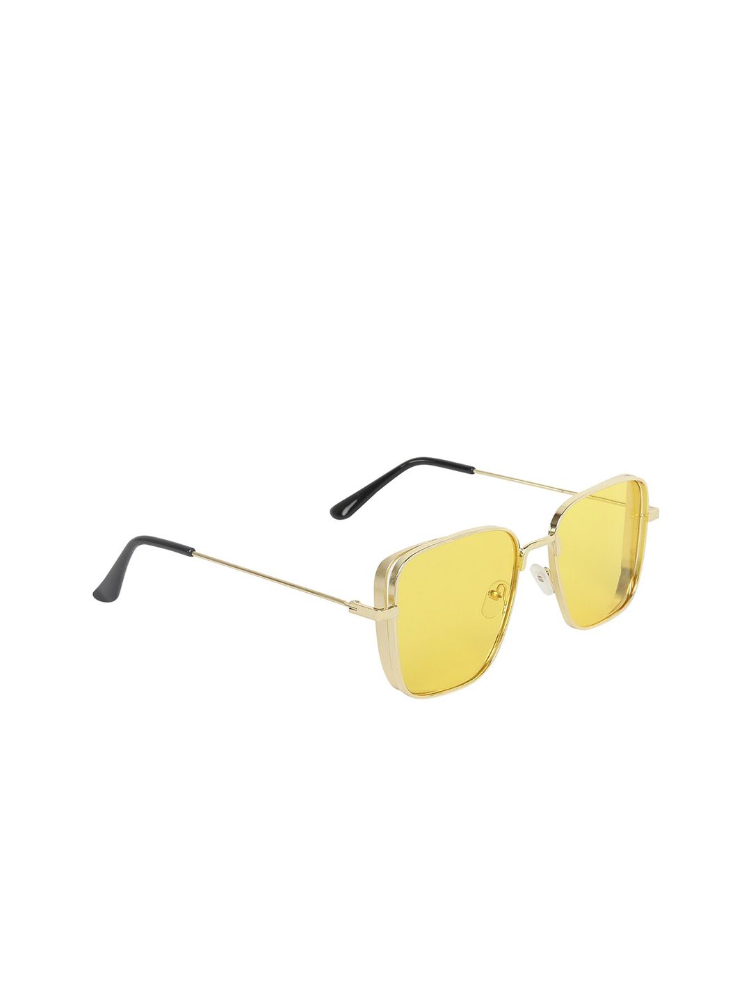 SCAGLIA Unisex Yellow Lens & Gold-Toned Sunglasses GOLD-YELLOW_KABIR_SCG