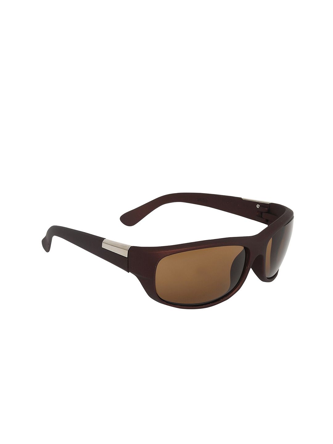 SCAGLIA Unisex Brown Lens & Brown Sports Sunglasses with UV Protected Lens Price in India