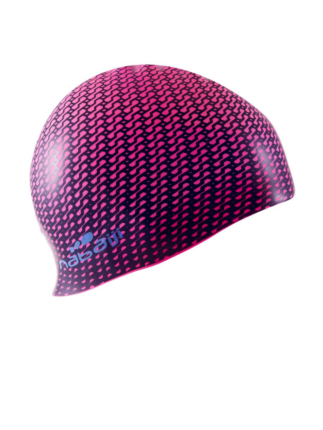 Nabaiji By Decathlon Pink & Purple Printed Silicon Swim Cap Price in India