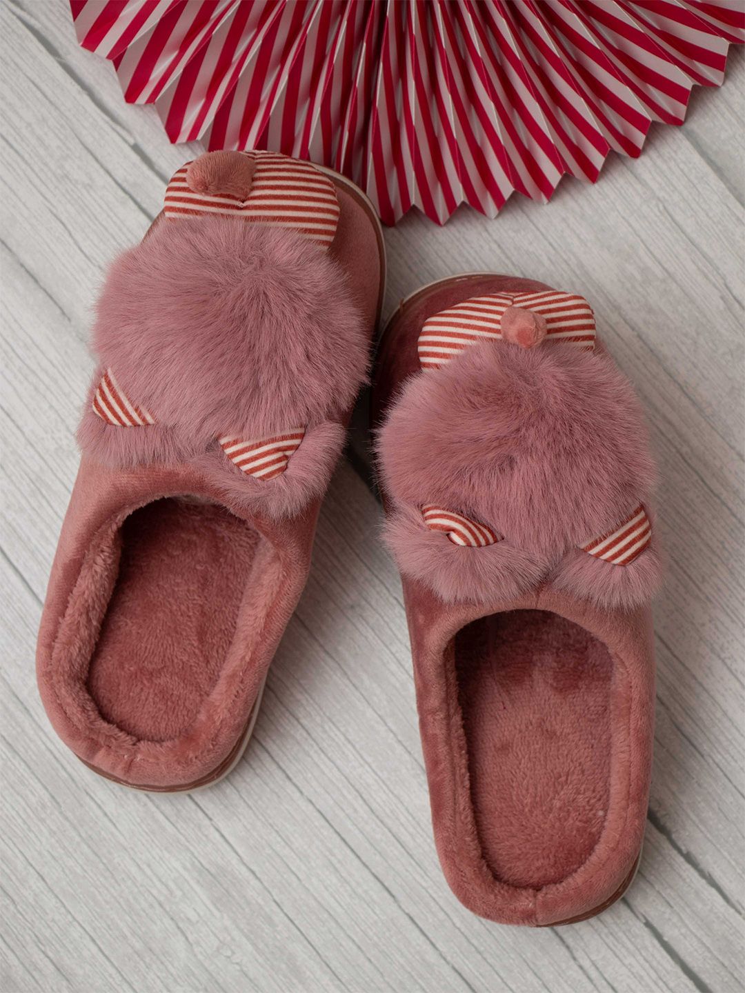 Brauch Women Pink Room Slippers Price in India