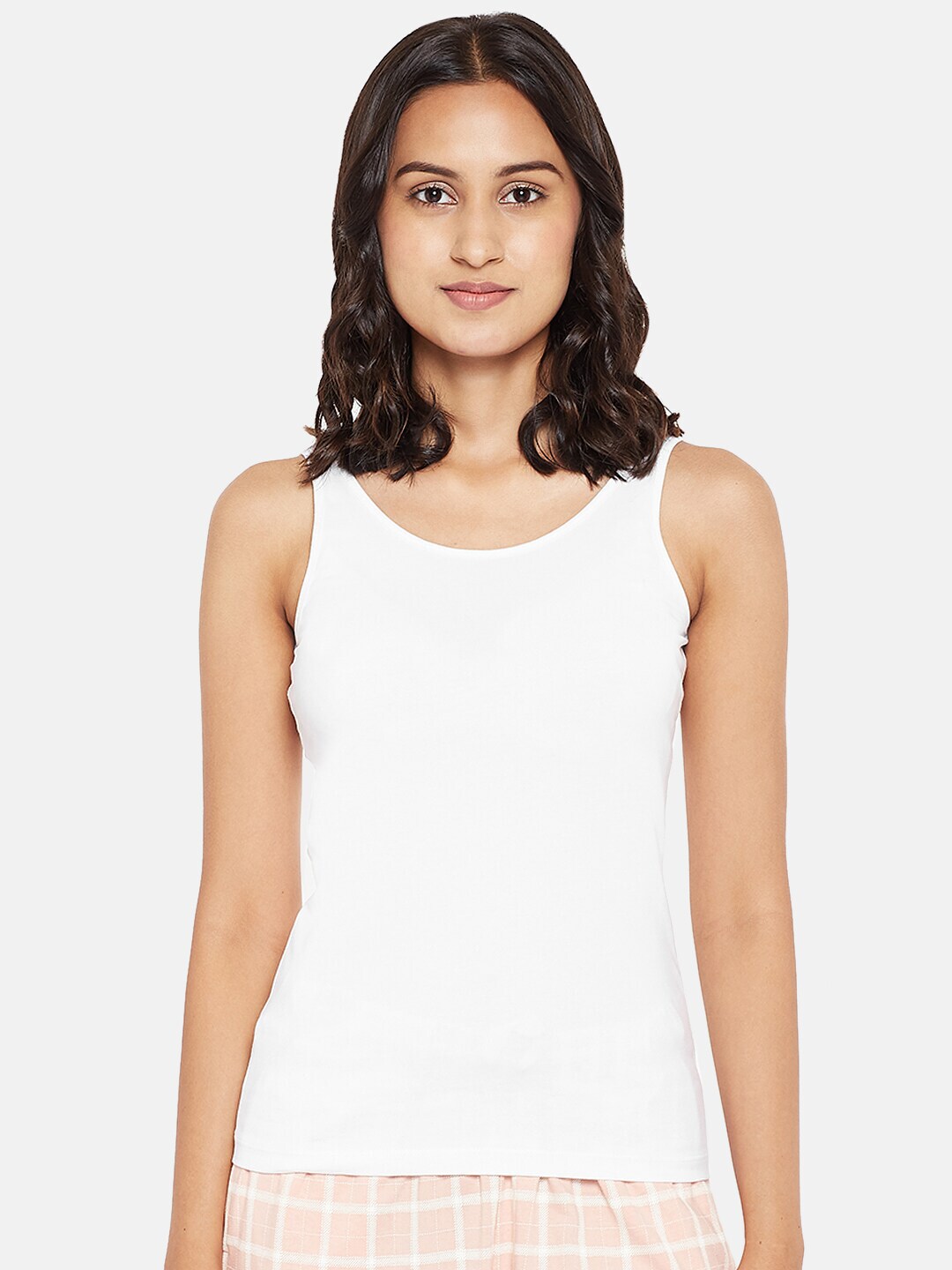 Dreamz by Pantaloons Womens White Regular Lounge Tshirt Price in India