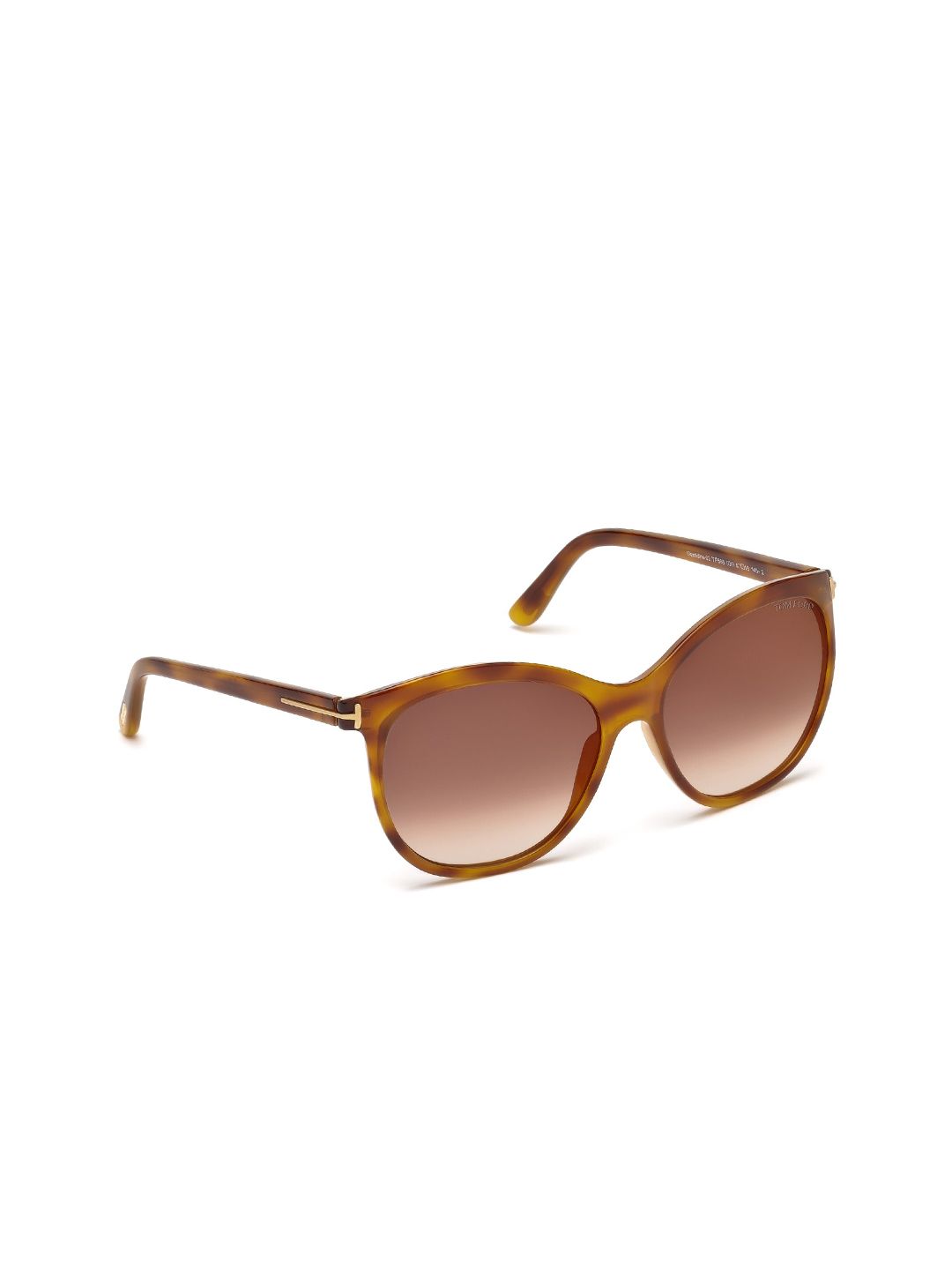 Tom Ford Women Brown Lens & Brown Wayfarer Sunglasses - FT0568 57 53G-Brown Price in India