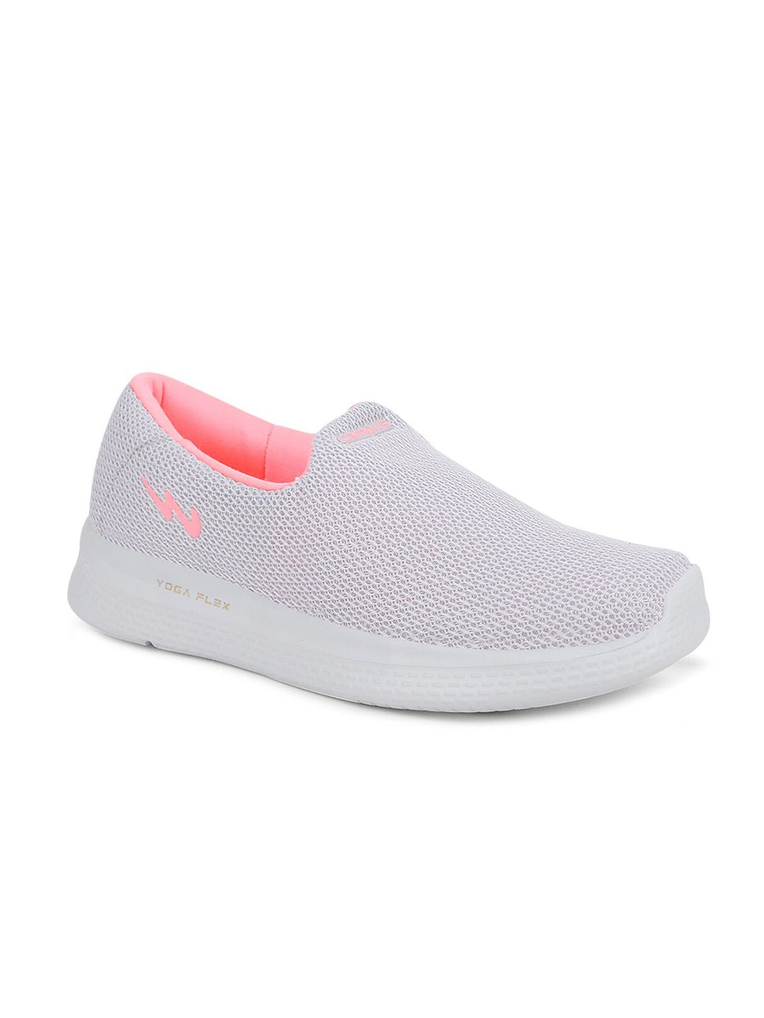 Campus Women Grey Mesh Walking Marking Shoes Price in India