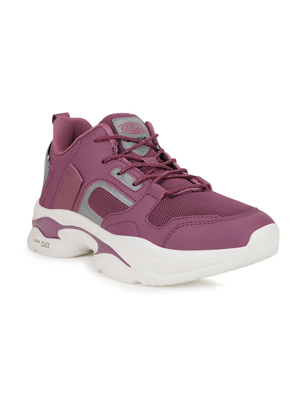 Campus Women Purple Mesh Running Shoes Price in India