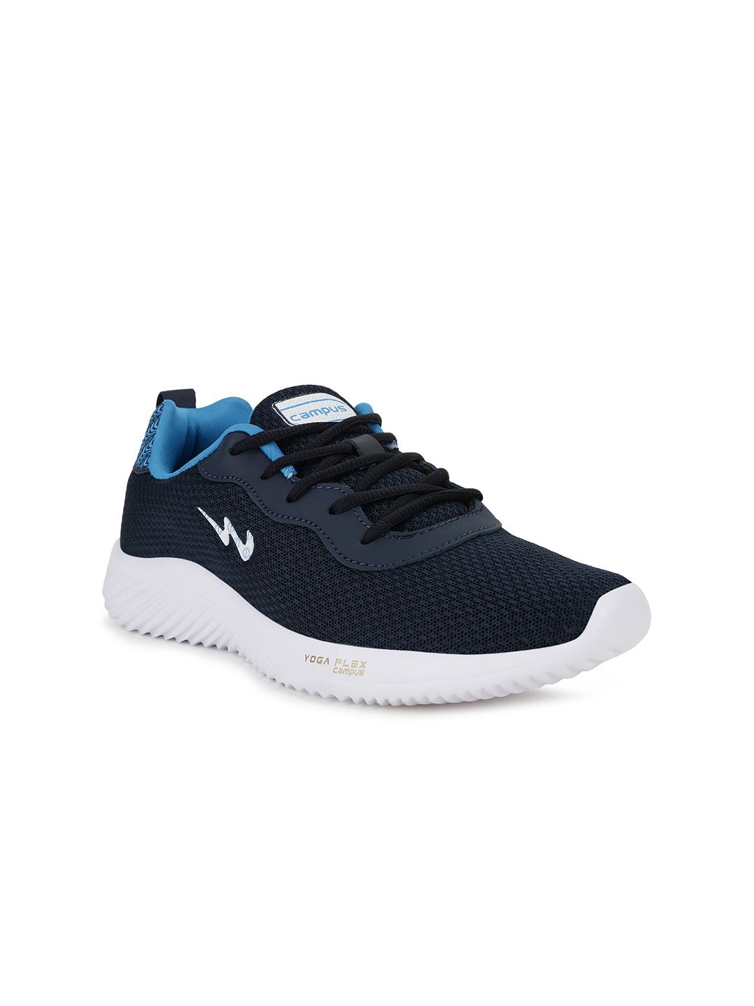 Campus Women Navy Blue Mesh Walking Shoes Price in India