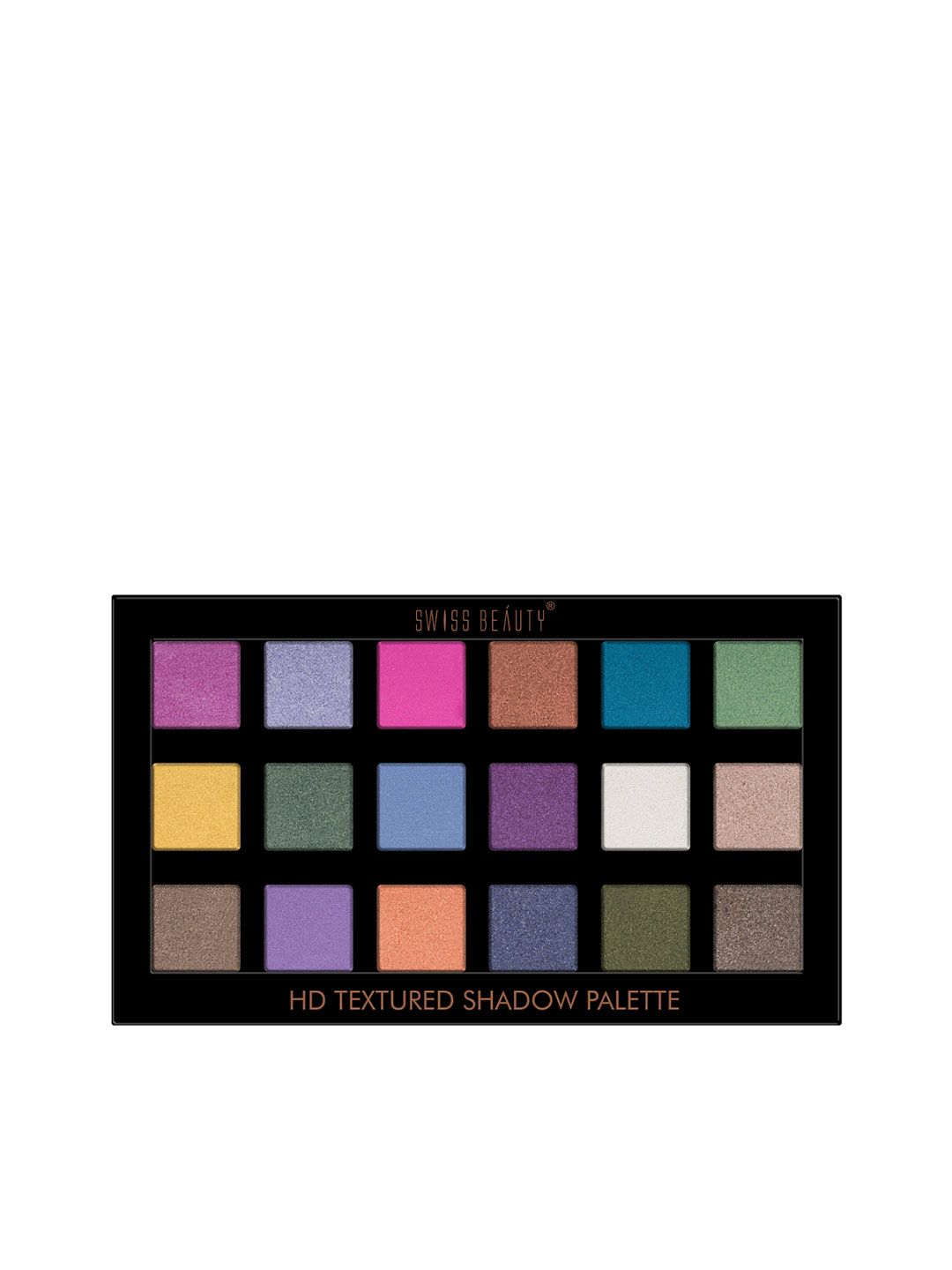 SWISS BEAUTY HD Textured Shadow Palette - Shade 2 Price in India