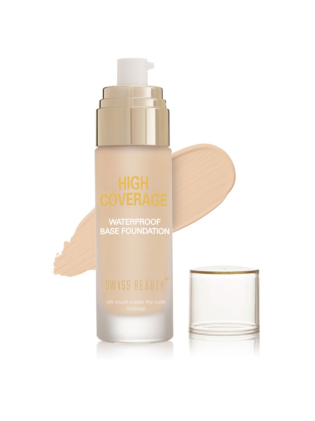 SWISS BEAUTY High Coverage Waterproof Base Foundation - Natural Beige 03