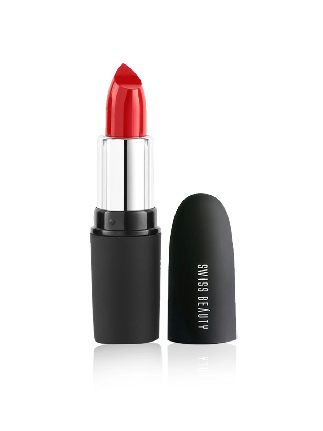 SWISS BEAUTY Pure Matte Lipstick - 208 Orange Red Price in India