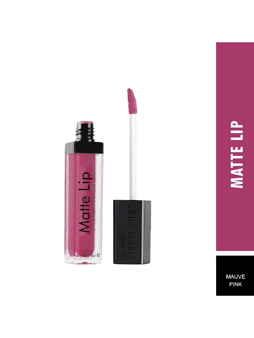 SWISS BEAUTY Ultra Smooth Matte Lip Liquid Lipstick - Mauve Pink 12 Price in India