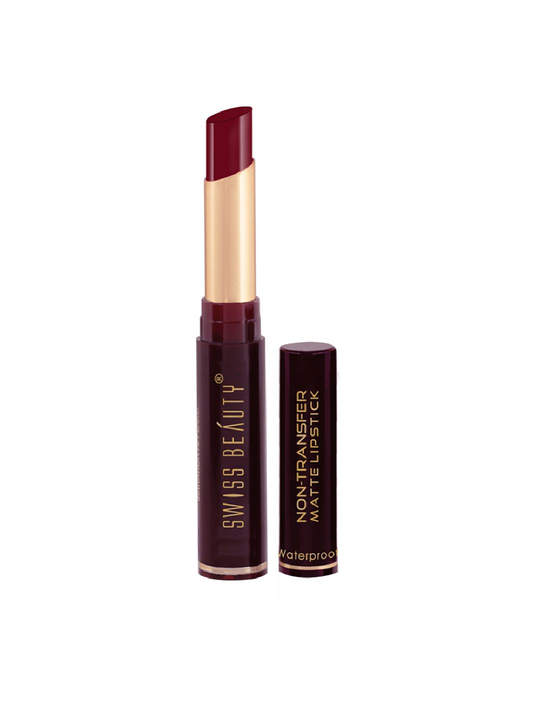 Swiss Beauty Non-Transfer Matte Lipstick - Hot Cherry 4 Price in India