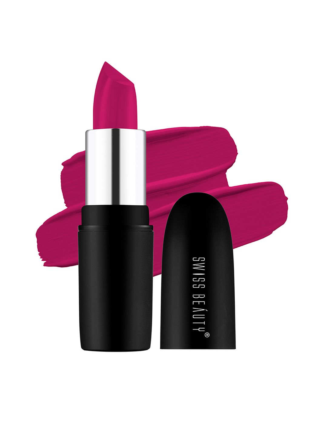 SWISS BEAUTY Pure Matte Lipstick 3.8 gm - Velvet Maroon 223