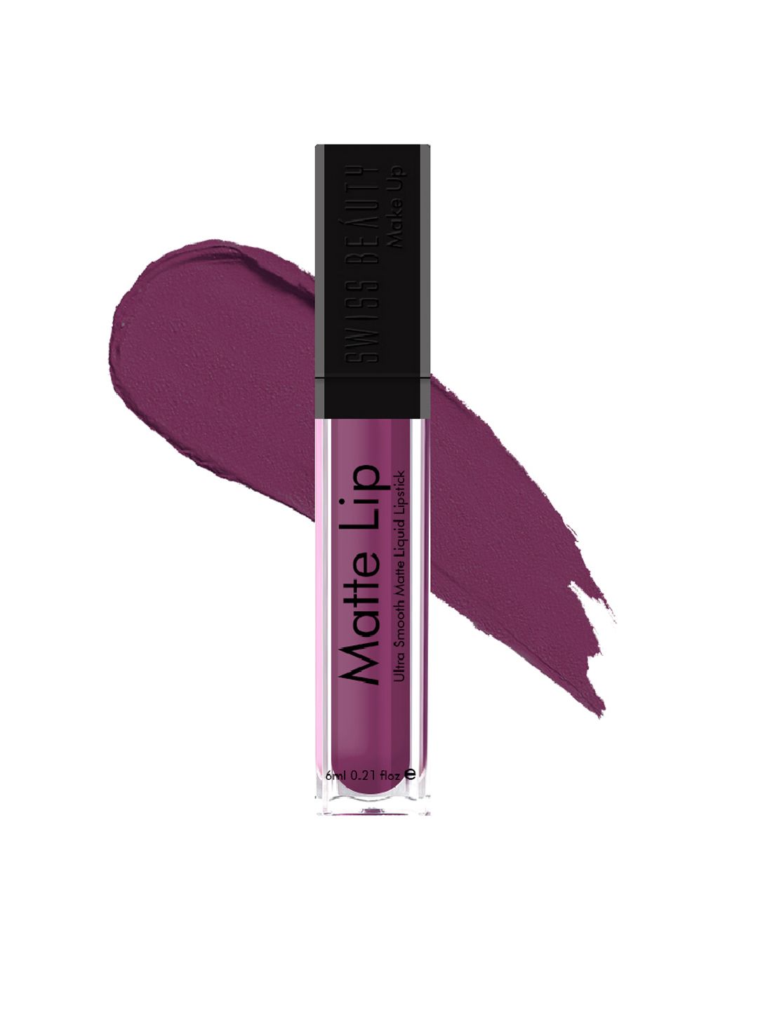 SWISS BEAUTY Matte Lip Ultra Smooth Matte Liquid Lipstick 6 ml - Purple Villain 26 Price in India