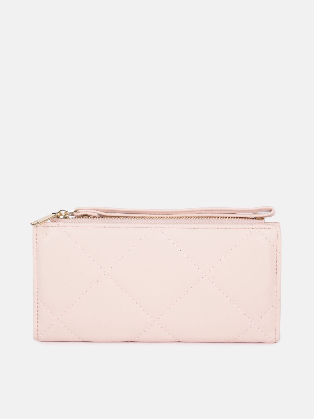 DressBerry Women Pink PU Two Fold Wallet Price in India Full