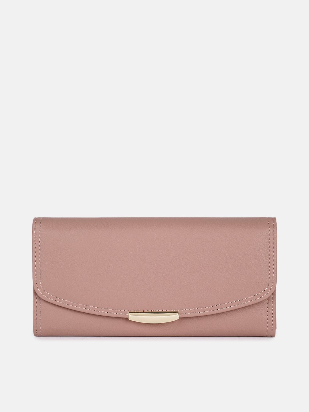 DressBerry Women Pink PU Envelope Wallets Price in India