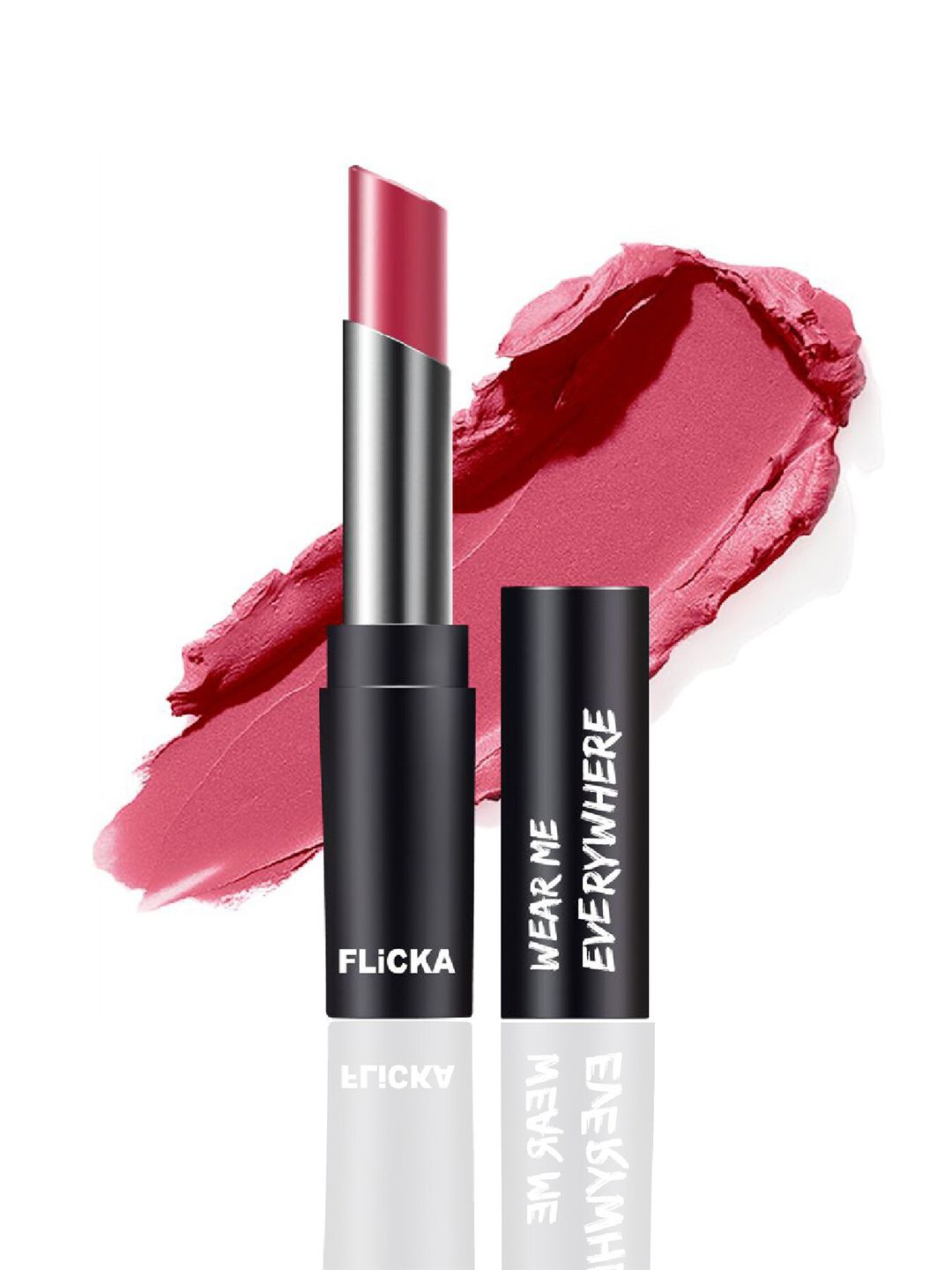 FLiCKA Wear Me Everywhere Creamy Matte Lipstick - Fan Of The Tan 17 Price in India