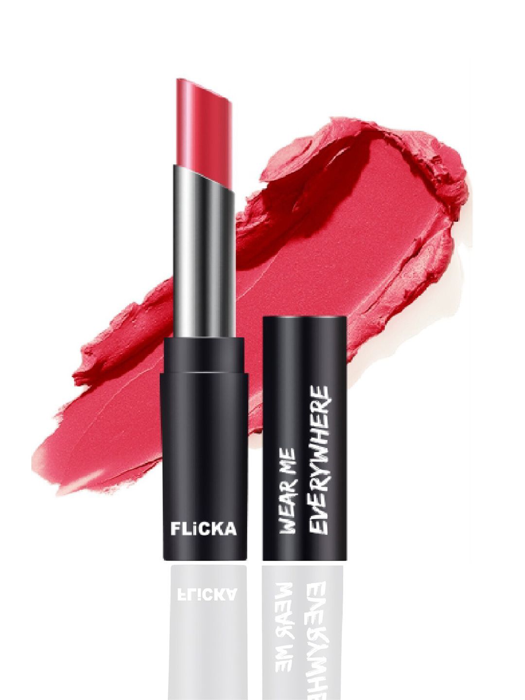 FLiCKA Wear Me Everywhere Creamy Matte Lipstick - Fire To The Rain 04 Price in India