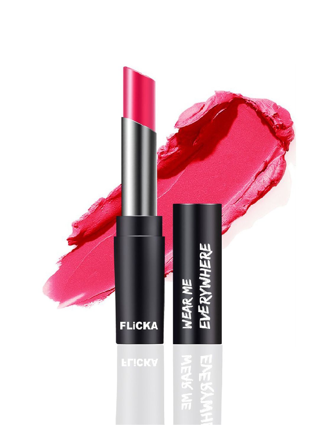 FLiCKA Wear Me Everywhere Creamy Matte Lipstick - Princess Peach 22 Price in India