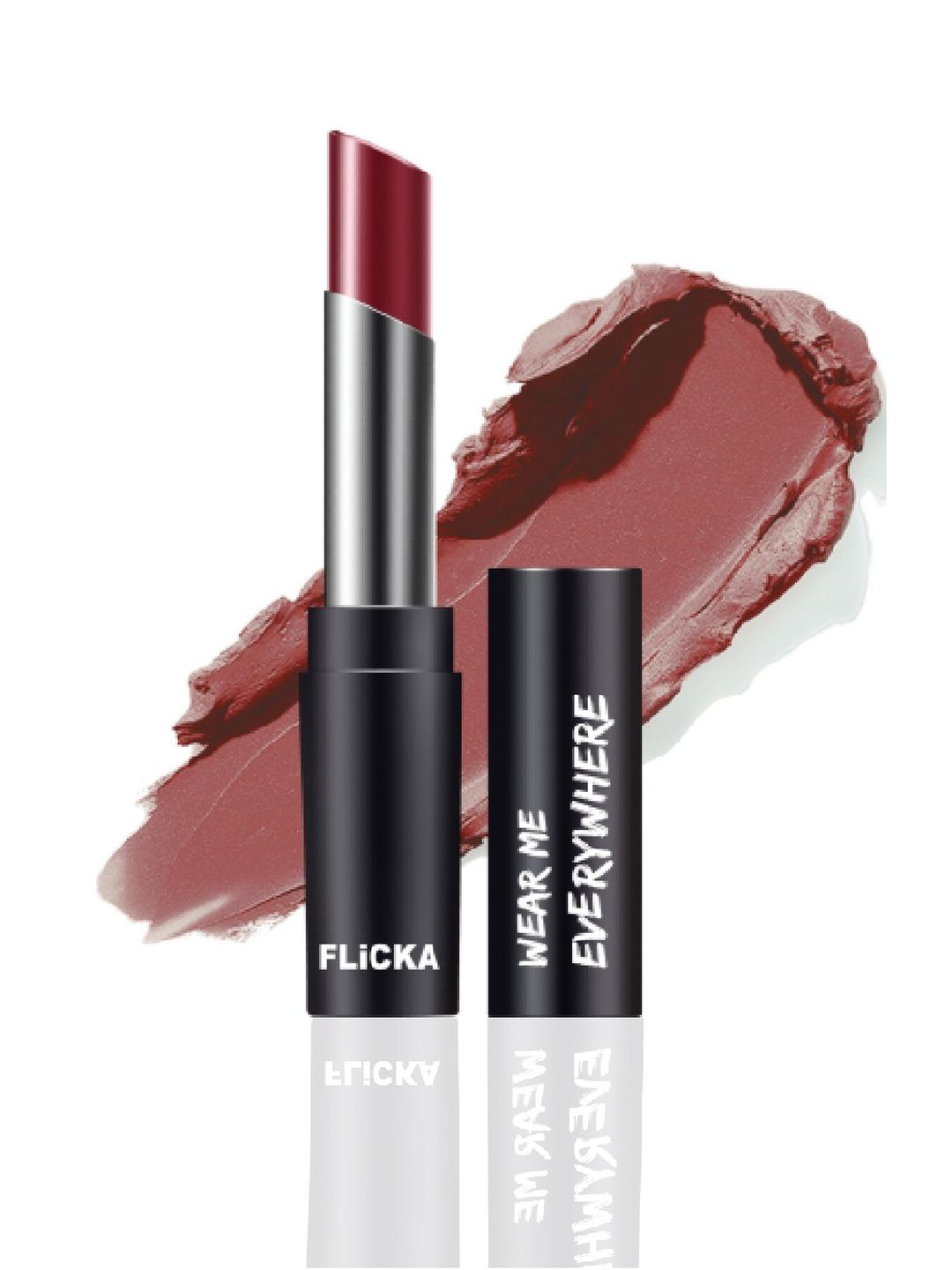 FLiCKA Wear Me Everywhere Creamy Matte Lipstick - Date With Coffee 25 Price in India