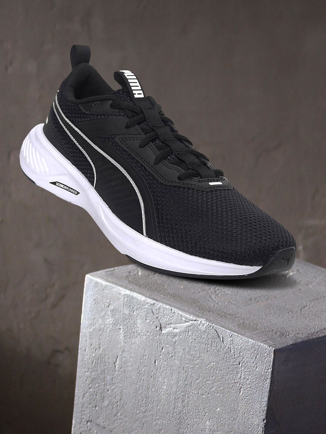 Puma Unisex Black Scorch Runner Running Shoes Price in India