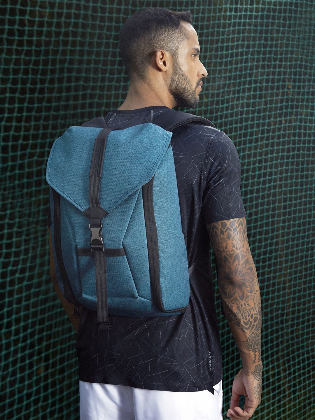HRX by Hrithik Roshan Unisex Blue Solid 14 Inch Laptop Backpack Price in India
