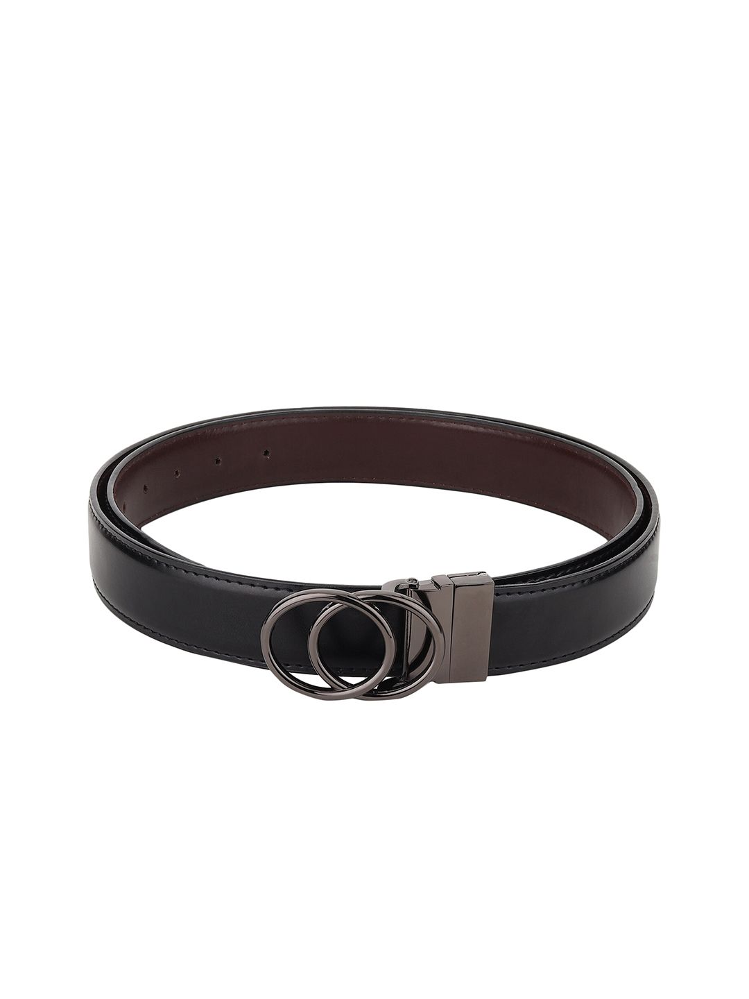 Kastner Women Black & Brown Reversible Formal Belt Price in India