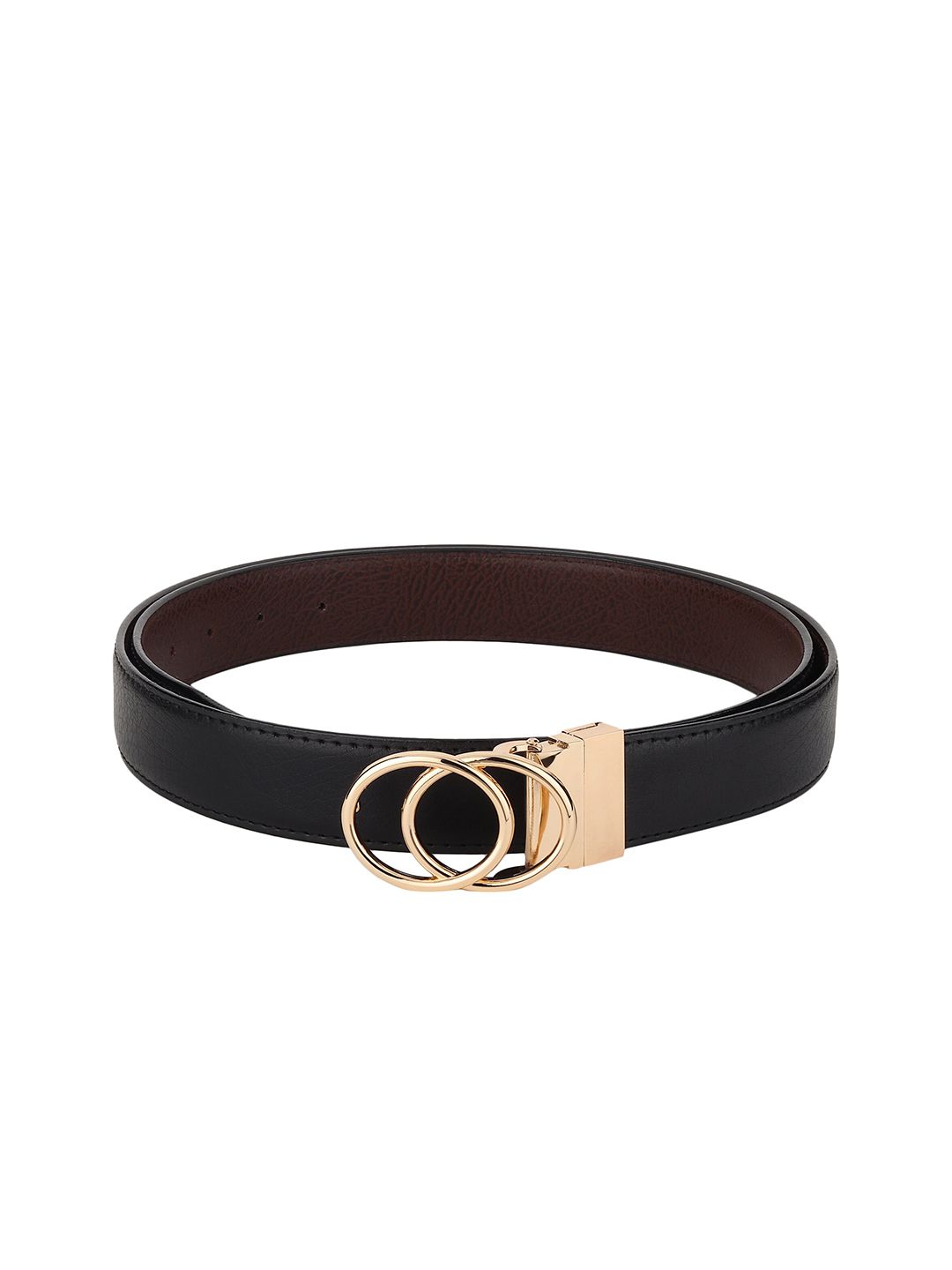 Kastner Women Black Reversible Formal Belt Price in India