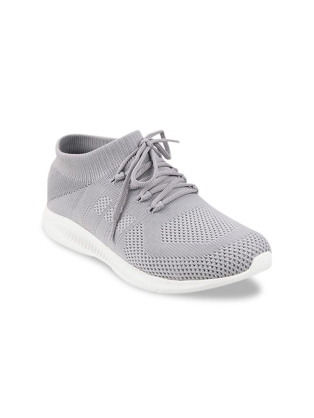 WALKWAY by Metro Women Grey Woven Design Sneakers Price in India