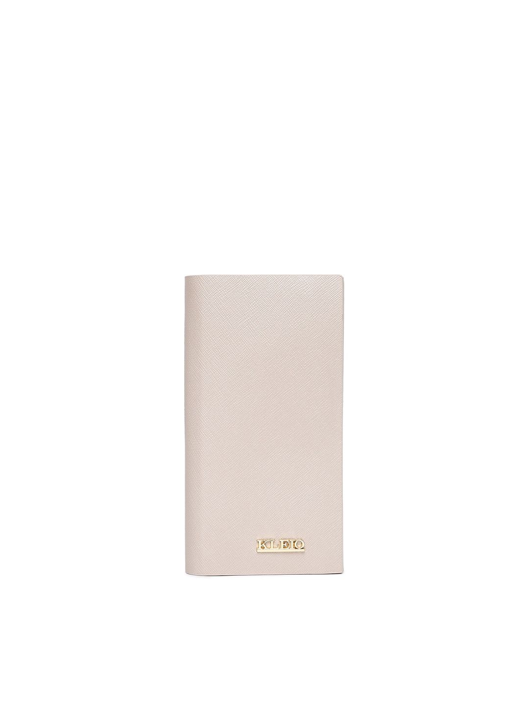 KLEIO Women Cream-Coloured Slot Clutch Envelope Price in India