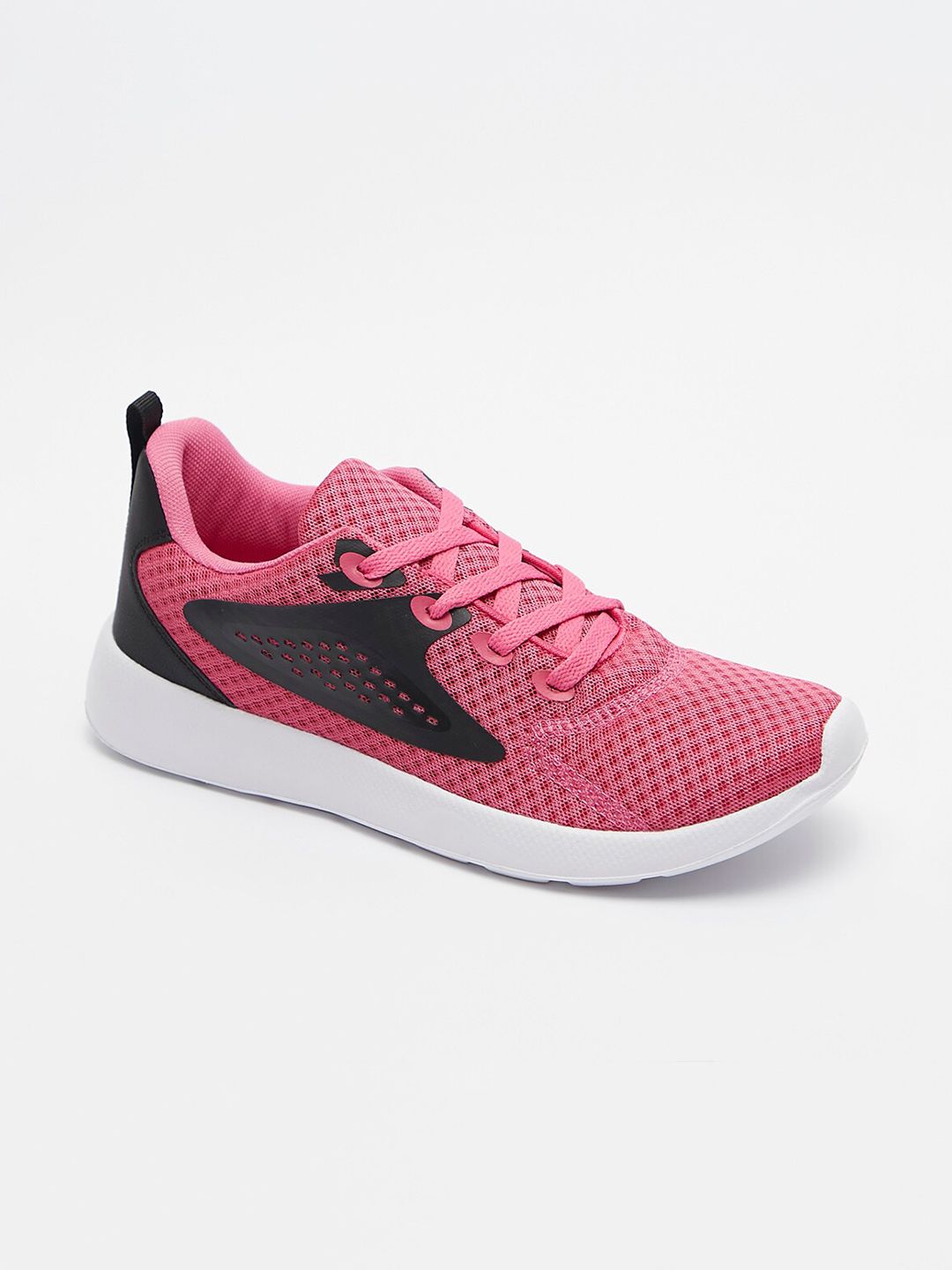 shoexpress Women Pink Textile Training or Gym Non-Marking Shoes Price in India