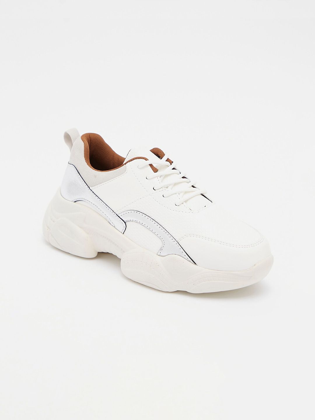 shoexpress Women White Walking Non-Marking Shoes Price in India