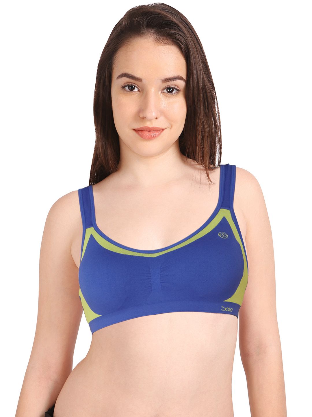 Soie Blue & Green Sports Bra CB-904 Price in India