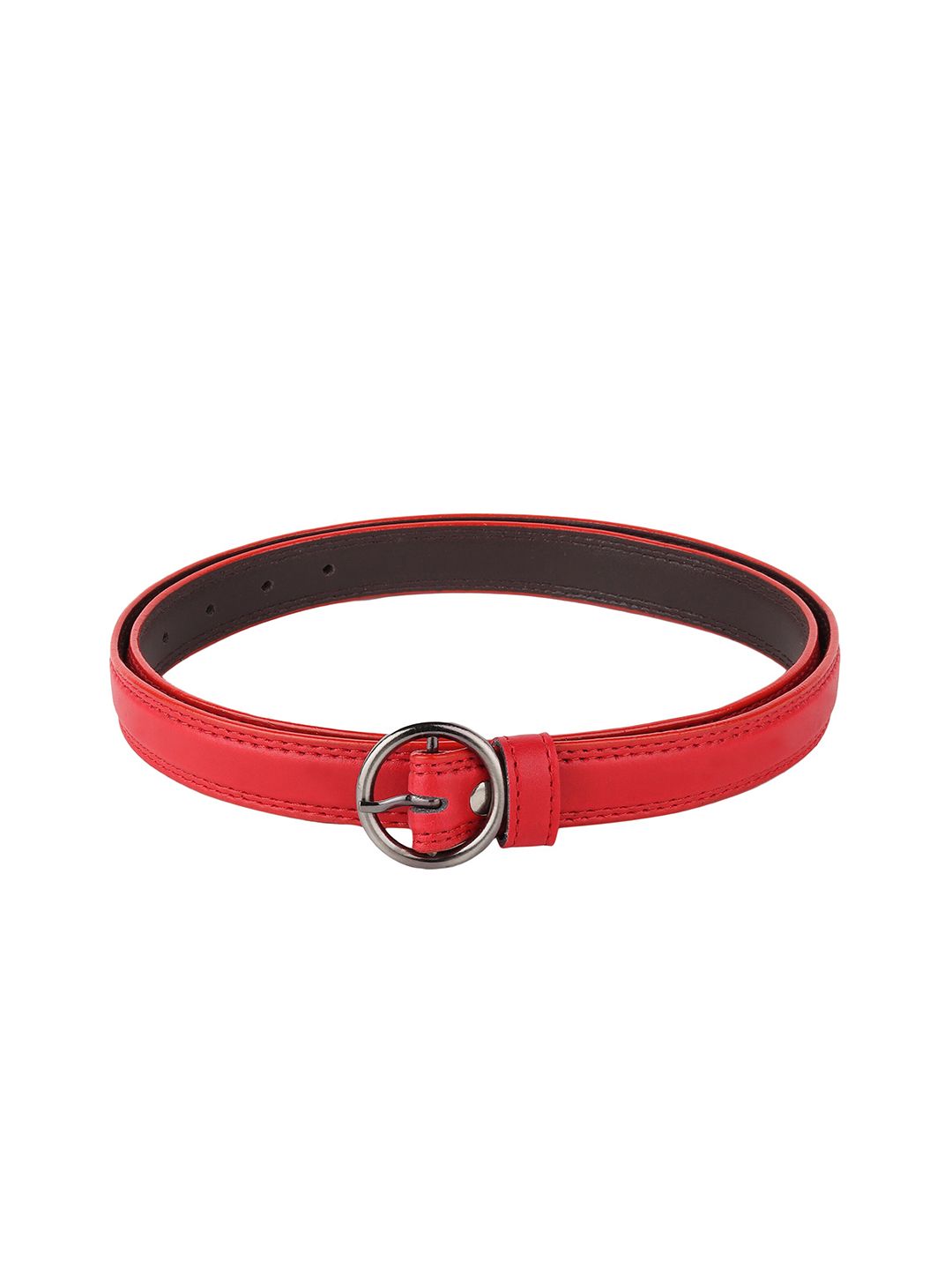 Swiss Design Women Red PU Belt Price in India