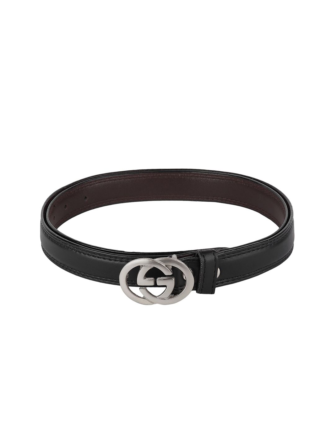 Swiss Design Women Black PU Belt Price in India