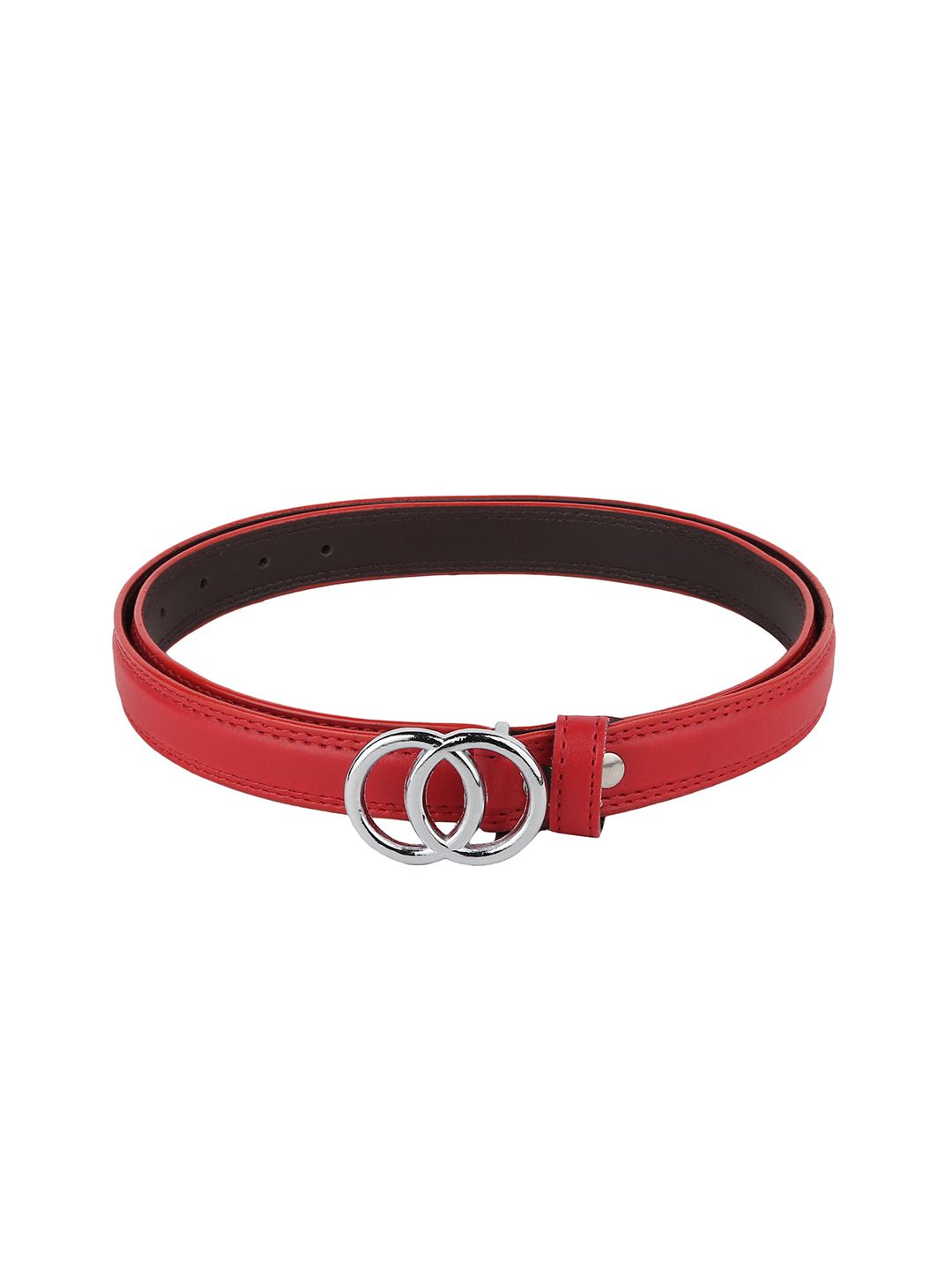 Swiss Design Women Red PU Belt Price in India