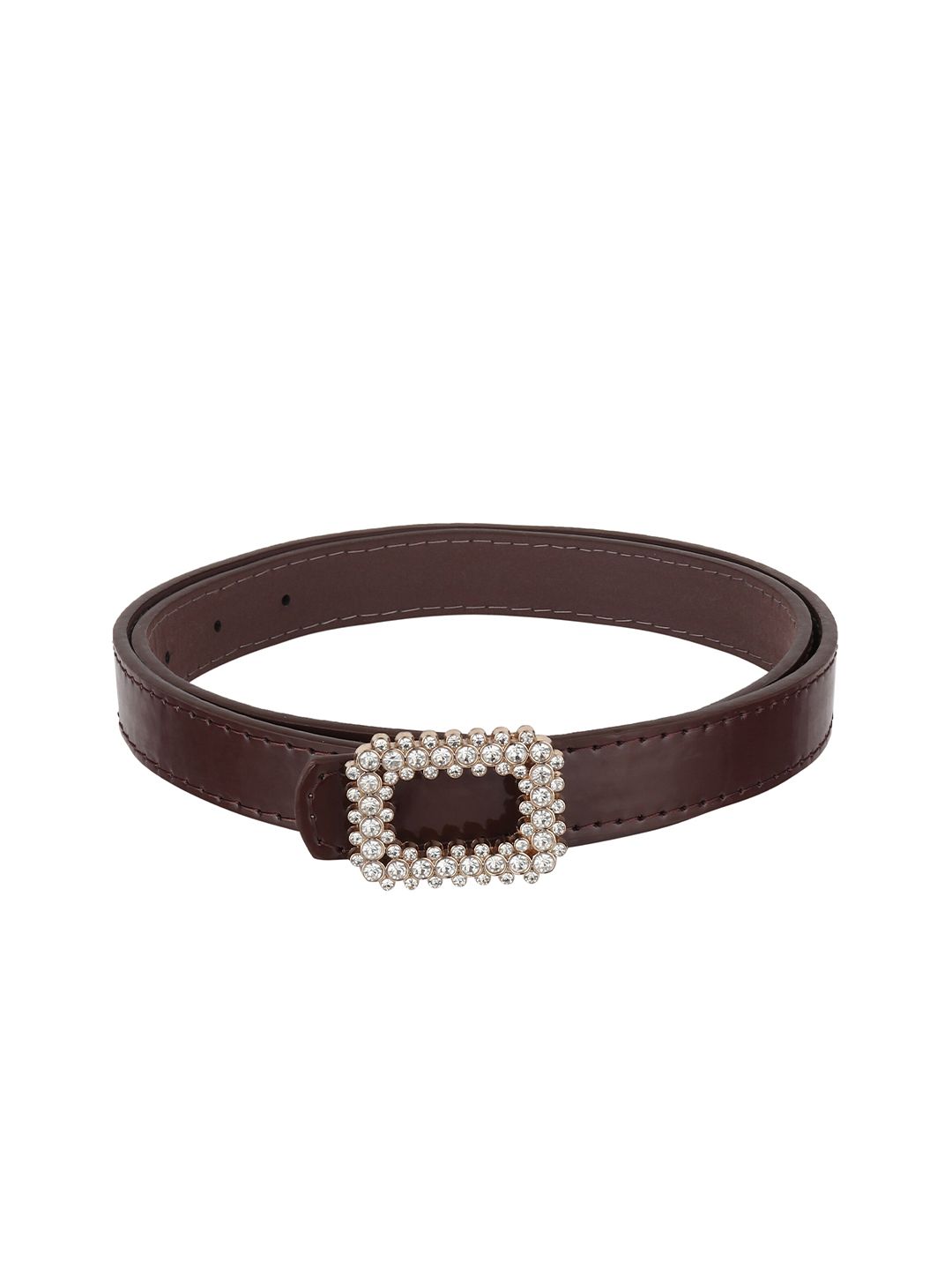 Swiss Design Women Brown PU Belt Price in India