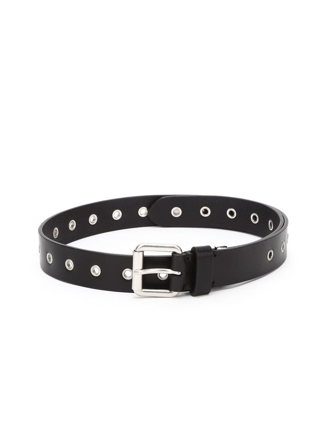 AMERICAN EAGLE OUTFITTERS Women Black Leather Belt Price in India