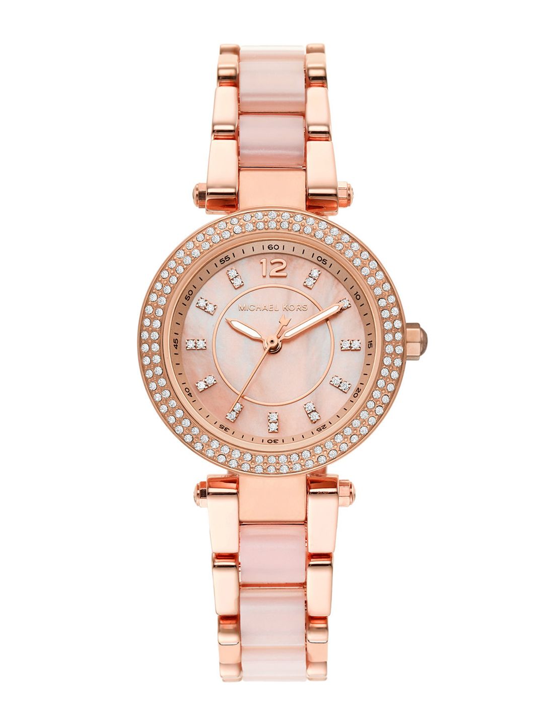 Michael Kors Women Pink Stainless Steel Straps Analogue Watch MK6922 Price in India