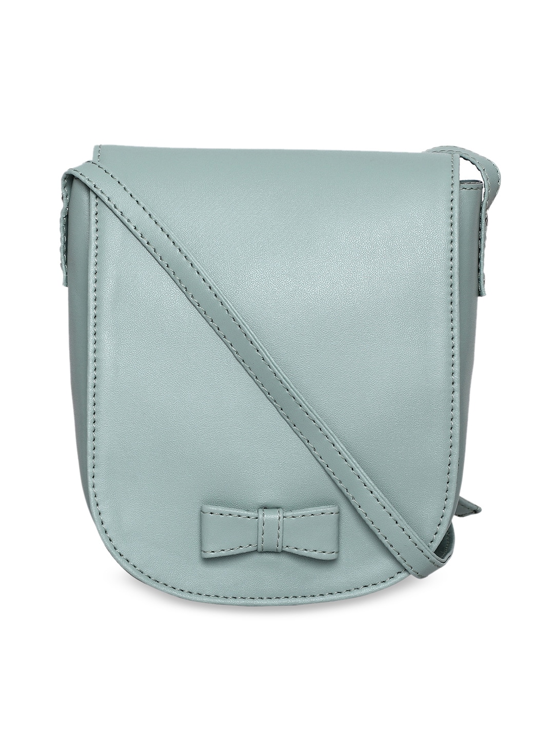 Toteteca Green PU Structured Sling Bag Price in India