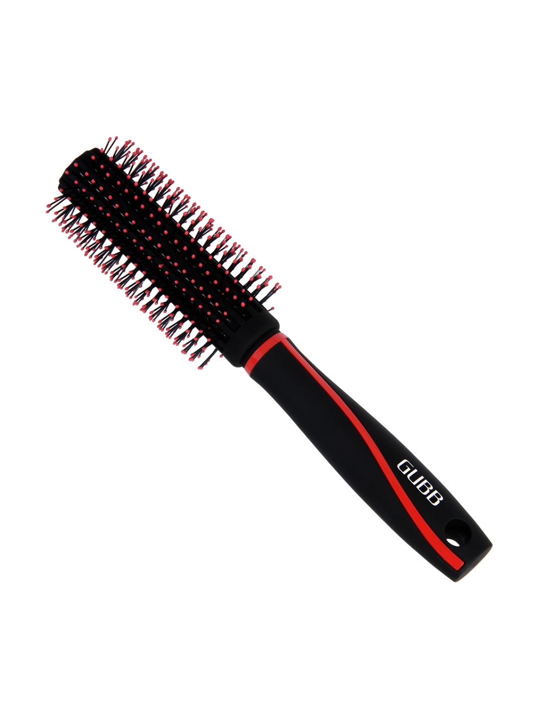 GUBB Unisex Black & Red Vogue Range Round Hair Brush Comb Price in India