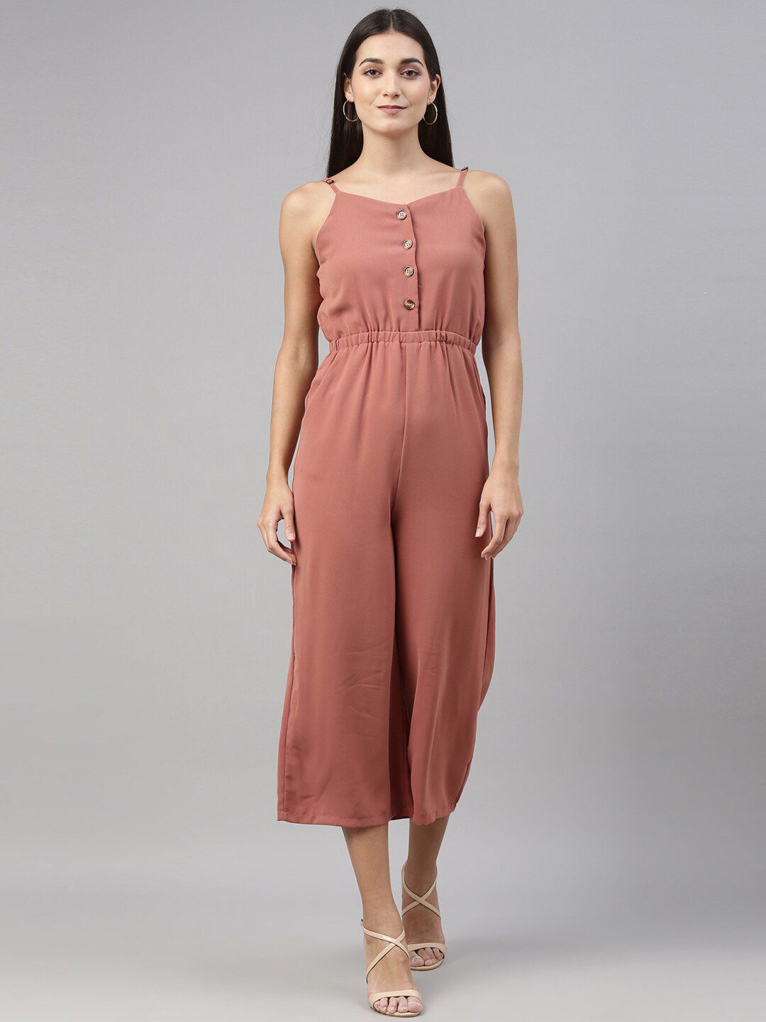 Insua Pink Culotte Jumpsuit Price in India