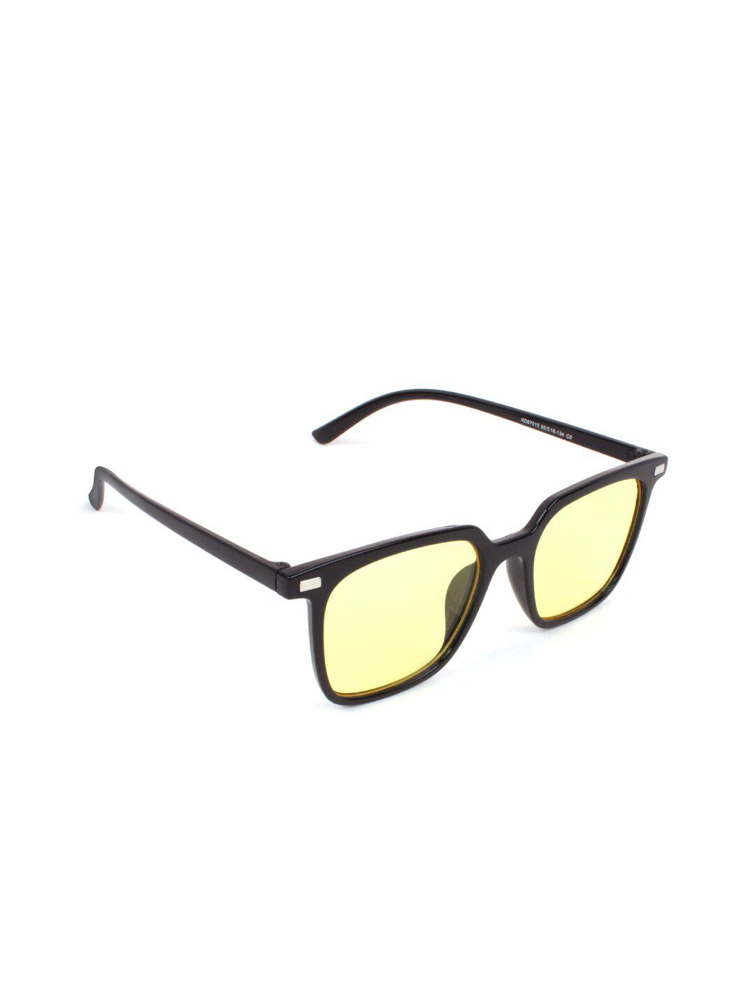 FUZOKU Unisex Yellow Wayfarer Sunglasses Price in India