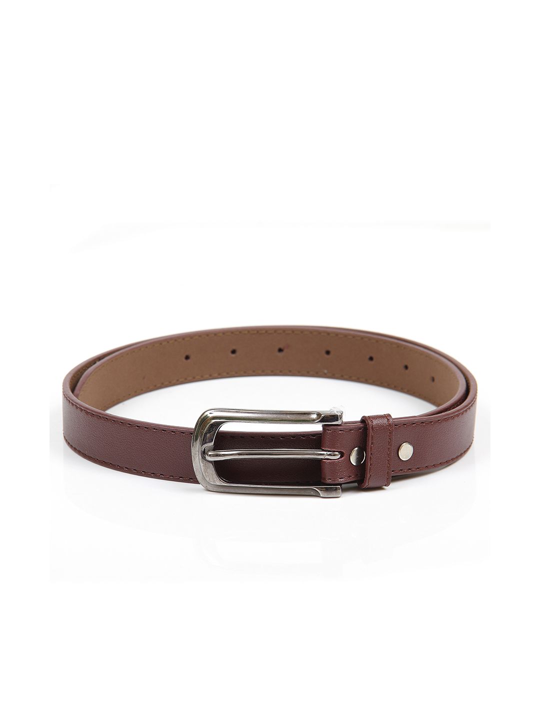 Calvadoss Women Maroon Textured Belt Price in India